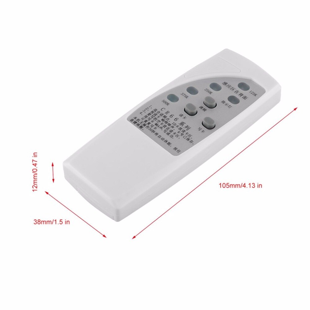 CR66 125/250/375/500KHz RFID ID Card Duplicator Programmer Reader Writer 3 Buttons Copier Duplicator With Light Indicator