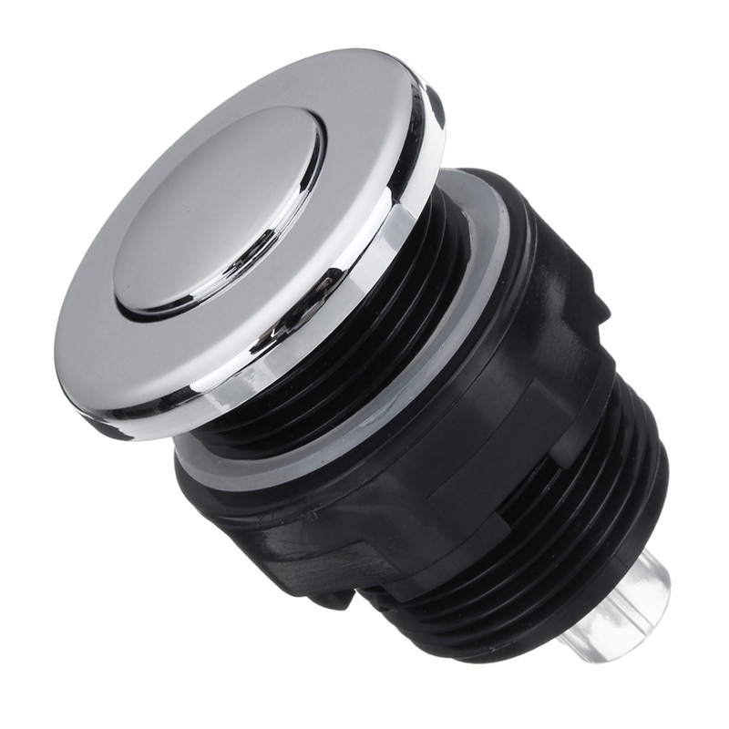 28/32/34mm Push Air Switch Button Pneumatic Air Pressure Switch Knob for Bathtub Spa Waste Garbage Disposal