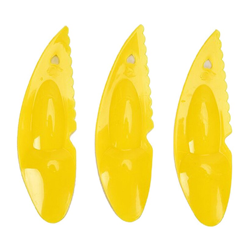 3pc/ set kiwi sked plast godis färg kiwi gräva skopa grönsak frukt kniv skärare skalare skärare köksredskap