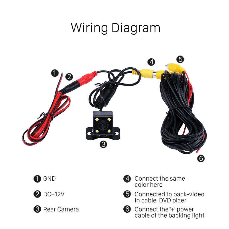 HD Color Rear View Backup Camera For Jeep Cherokee 2014-2019 – Night Vision, Waterproof, 170°