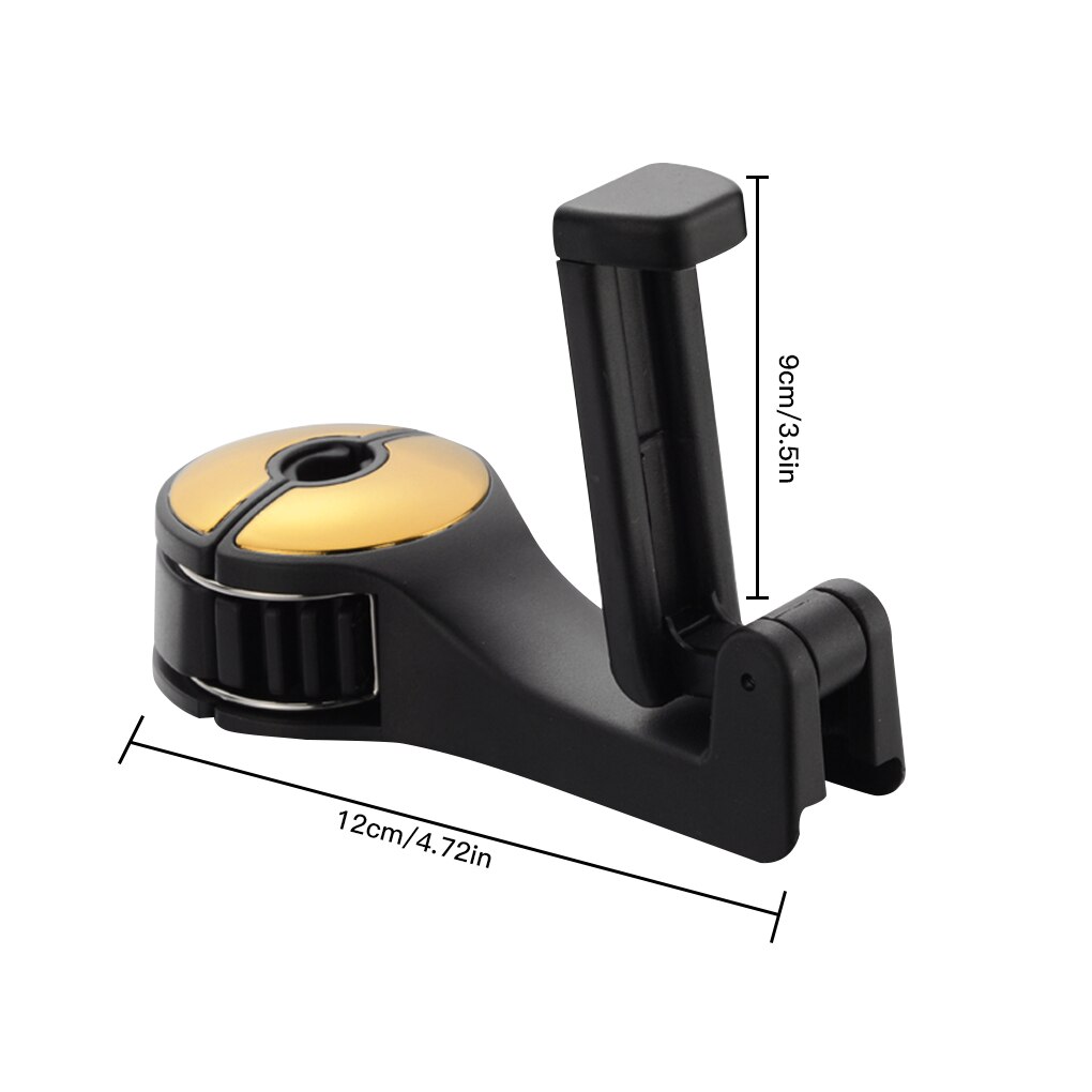 Soporte móvil ajustable titular del teléfono del coche reposacabezas de coche ganchos de sujeción asiento colgador trasero Clips para bolso de artículos para el hogar