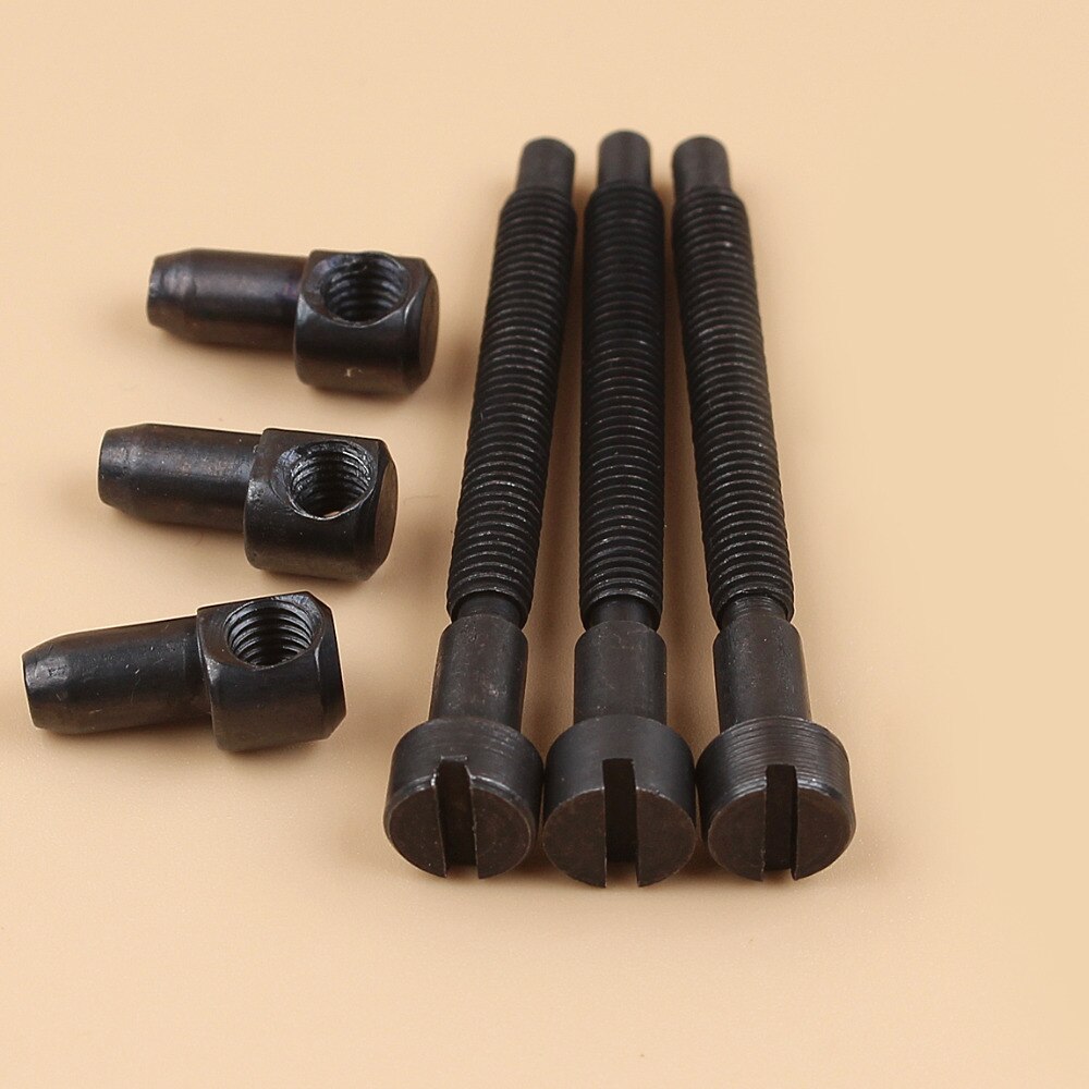 Tornillo tensor de Ajustador de cadena para motosierra HUSQVARNA 61 66 266 268 272 281 288 162 181 281XP 501537101, 3 unids/lote