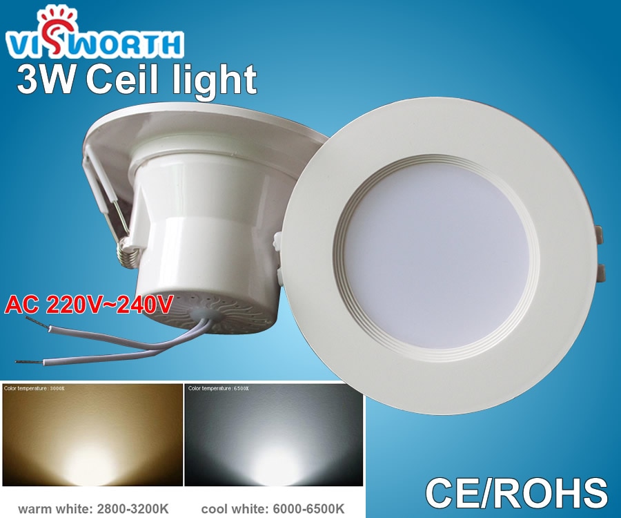 3w led paneelverlichting smd 5730 graden led verlichting 5w 120 plafond downlight abs led lamp voor thuis warm/koel wit led licht