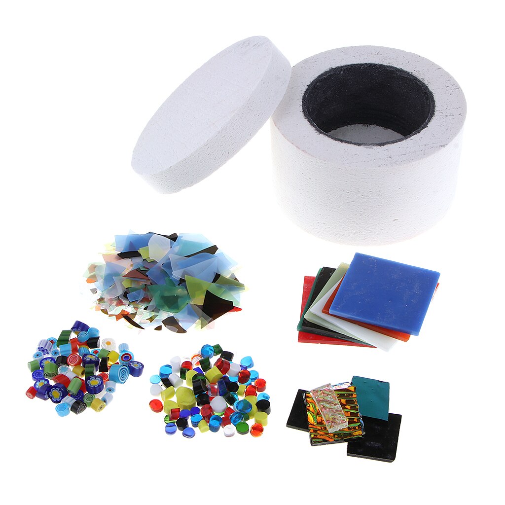 DIY Microwave Kiln Kit Stained Glass Fusing Supplies Glass Fusing Jewelry Tools