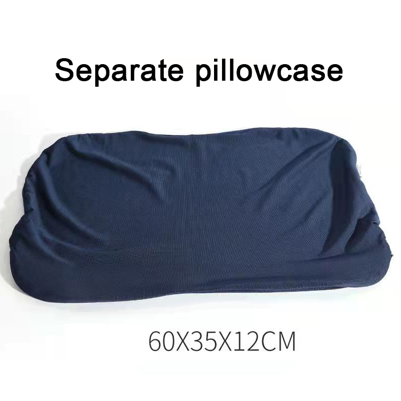 All-round Sleep Pillow Egg Sleeper Memory Foam Soft Orthopedic Neck Pillow Pain Release 3D Neck Micro Airball Pillow Deep Sleep: Pillowcase