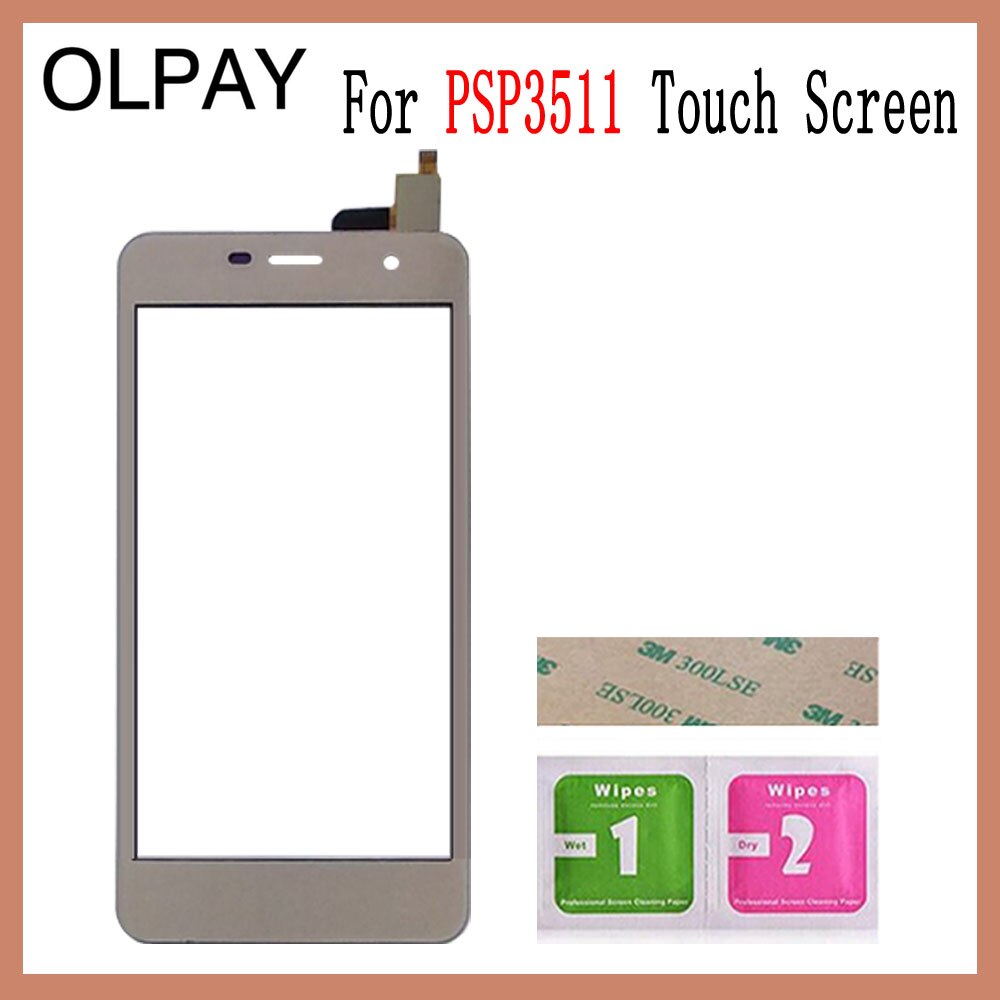 Olpay 5.0 ''Voor Prestigio Muze G3 Lte PSP3511 Duo Psp 3511 Touch Screen Glas Digitizer Panel Lens Sensor Glas gratis Tools: Gold No Tools