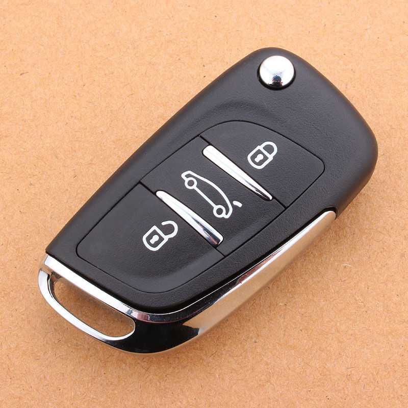 Auto 3 Tasten kippen Fernbedienung Schlüssel Hülse Schlüssel Fall CE0536 für PEUGEOT 207 206 307 308 407 408 508 für CITROEN C1 C2 C3 C4 C5 Picasso: Pro Peugeot 3B