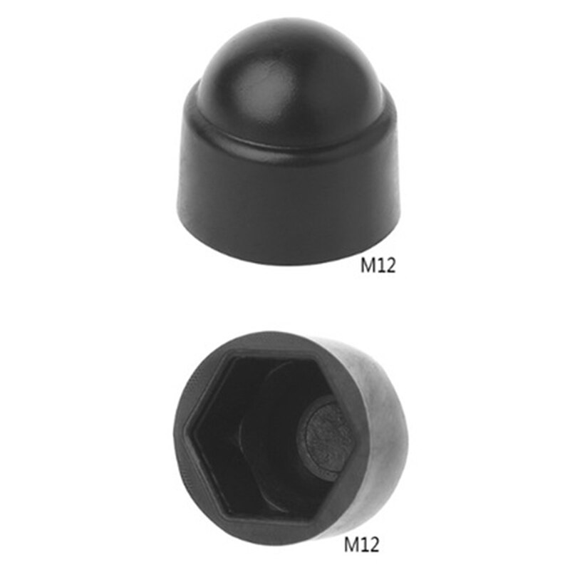 10Pcs/Lot M6 M8 M10 Bolt Nut Dome Protection Caps Covers Exposed Hexagon Plastic: M12