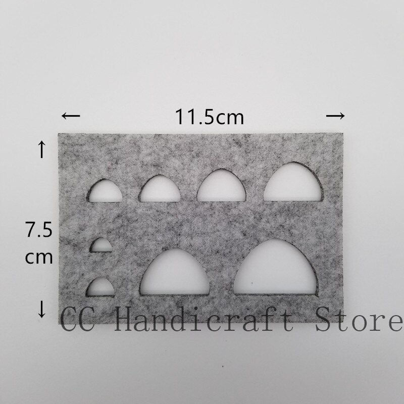 Wool Felt Handmade Animal Felt Template Felt Shapes Felting Cat Nose&ear&eyes DIY Craft Needle Felting Tools Needle Felting Tool: 7