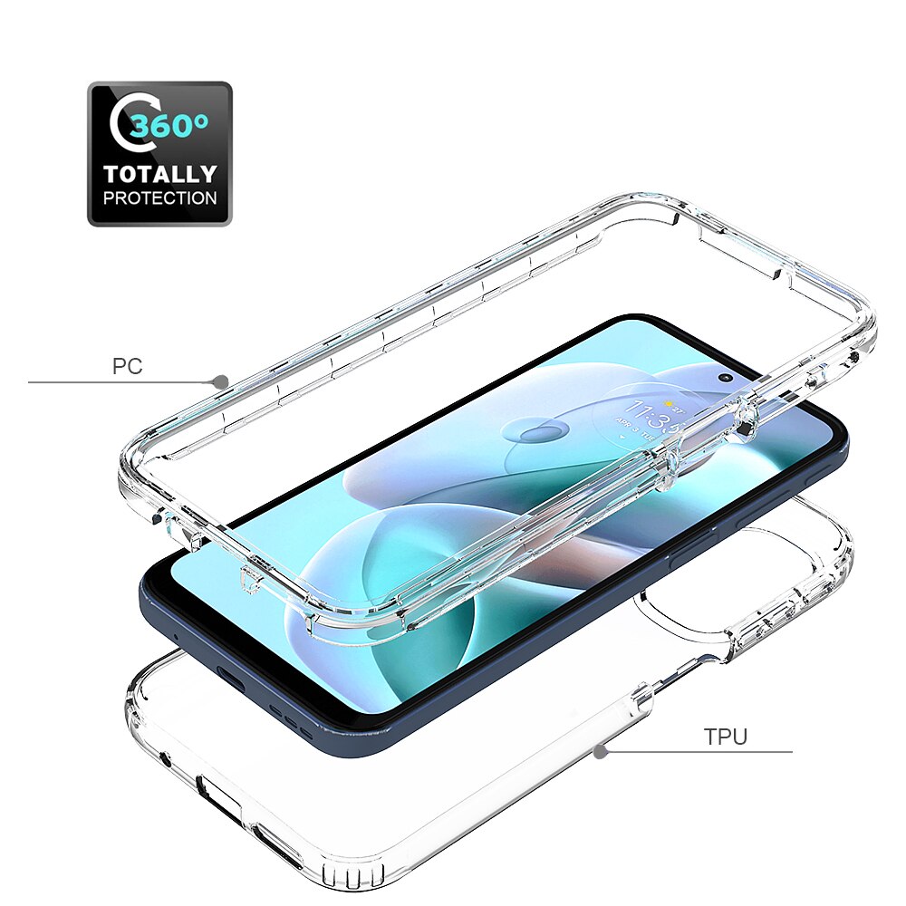 For Motorola Moto G31 G41 G51 G71 5G Case Rugged Armor Hard Plastic Soft TPU Transparent Acrylic Shockproof Back Cover Fundas