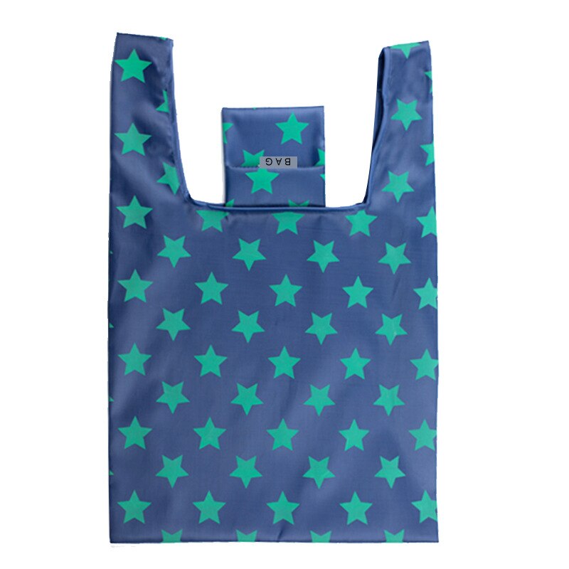 Sac de Shopping pliable, fourre-tout, sacs à main pliables, sacs de rangement pratiques à grande capacité F096: E