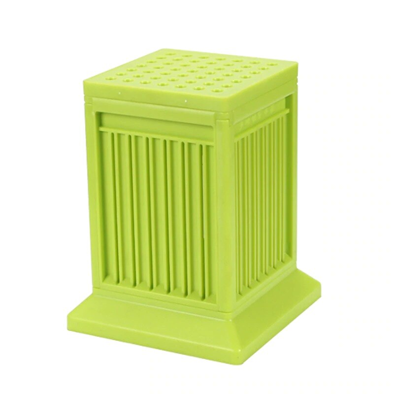 Machine à brochettes de viande avec 49 trous, accessoires de cuisine, outils de séparation de la viande brute, boîte contenant, outils de Barbecue: green