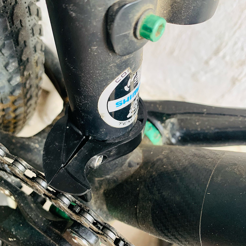 Protector de guía de cadena de un solo disco para bicicleta de montaña, Tensor de cadena de aleación de aluminio, Protector de cadena de bicicleta, accesorios de bicicleta
