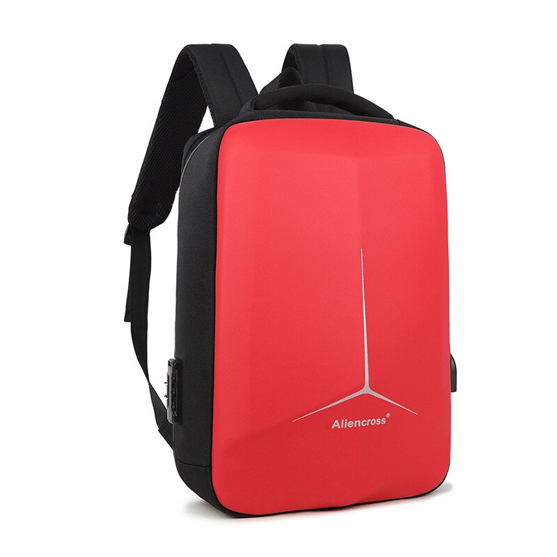 Herenrugzak met wachtwoordvergrendeling, 15.6 inch laptoprugzakken, usb-oplaadmogelijkheid, meerlaagse ruimtereistas, zakelijke herenmochila