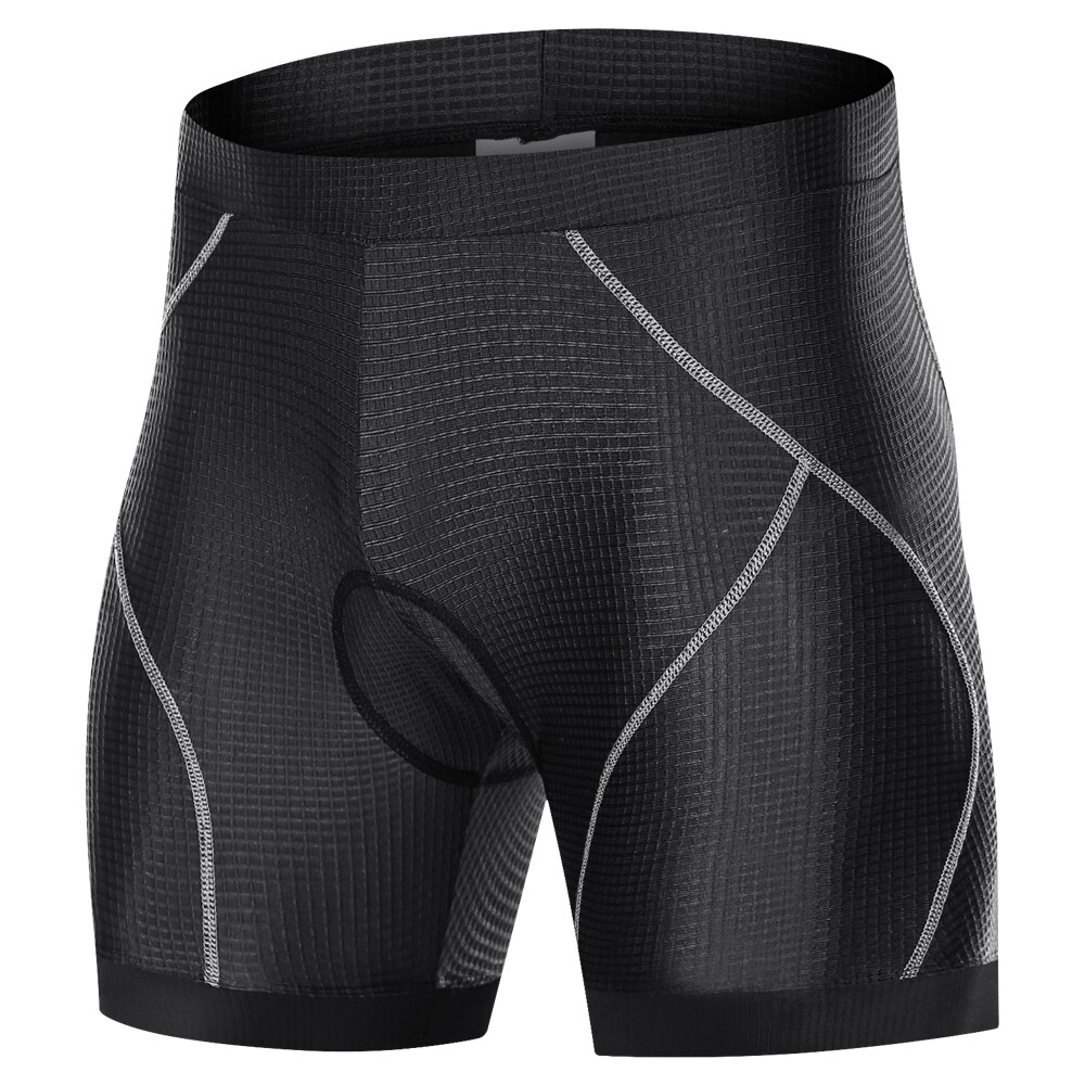 Hommes vélo rembourré Shorts anti-dérapant jambes poignées cyclisme 3D sous-vêtements rembourrés vélo rembourrage équitation vélo sous-vêtements Shorts cyclisme: Black / XXL