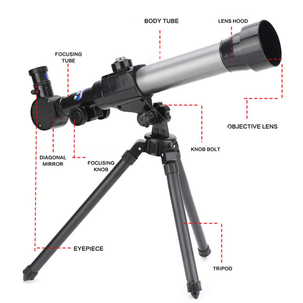 Outdoor Monoculaire Astronomische Telescoop 20X 30X 40X Zoom Refractor Astronomische Hd Telescoop Voor Kinderen