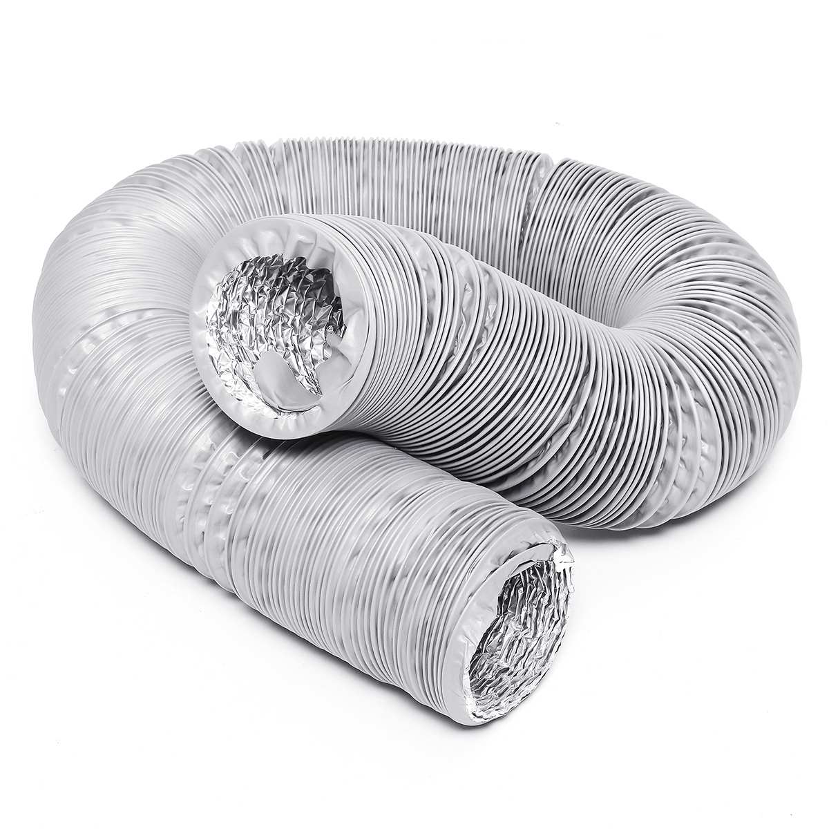 2/6/8/10 meter avgasrör flexibel luftkonditionering avgasrör ventilationsslang kanalutlopp 150mm ventilationskanal ventilationsslang
