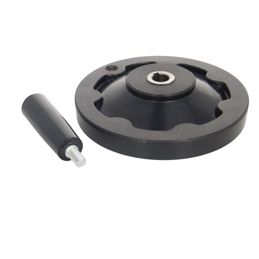 Roue à main à ondulation arrière 8 ~ 18mm, diamètre du trou Central, accessoires de Machine, usinage pour tour, fraiseuse, outils, 1 pièce/2 pièces: 12mm x125mm x1pcs