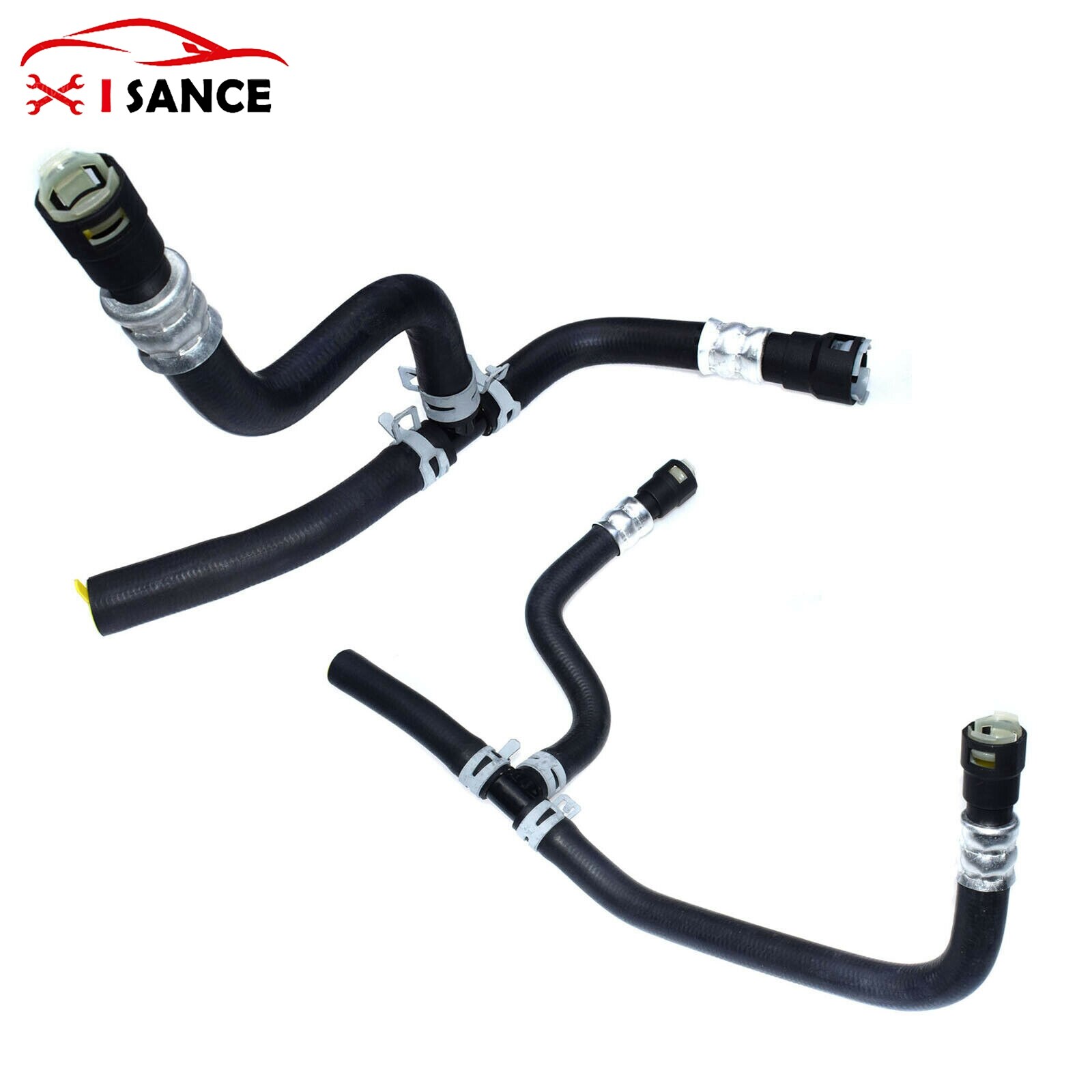 Tubo de manguera de línea de calentador para Buick Enclave Outlook GMC Acadia Chevrolet Traverse Saturn 3.6L, entrada de coche 25862087 y salida 25862088