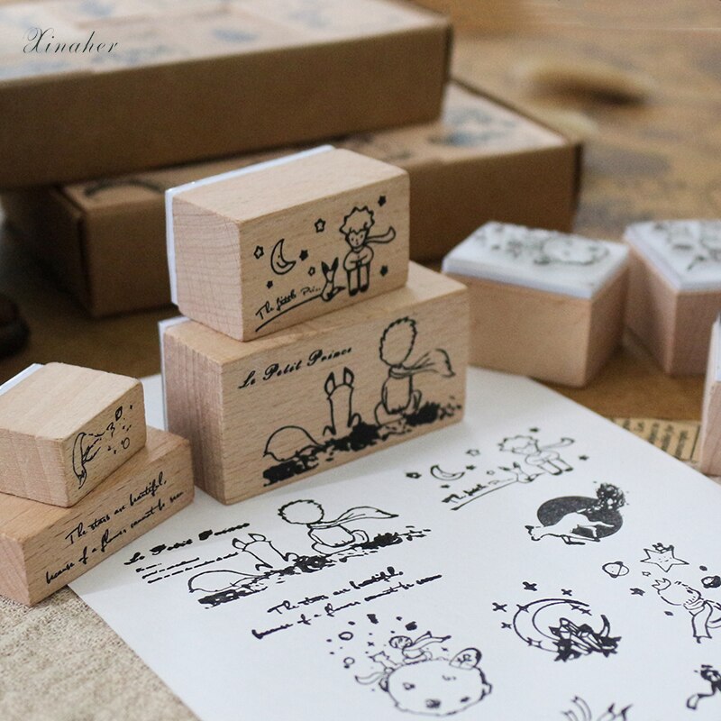 1 Set Vintage Poetry of Plants Travel stamp DIY wooden rubber stamps for scrapbooking stationery scrapbooking standard stamp
