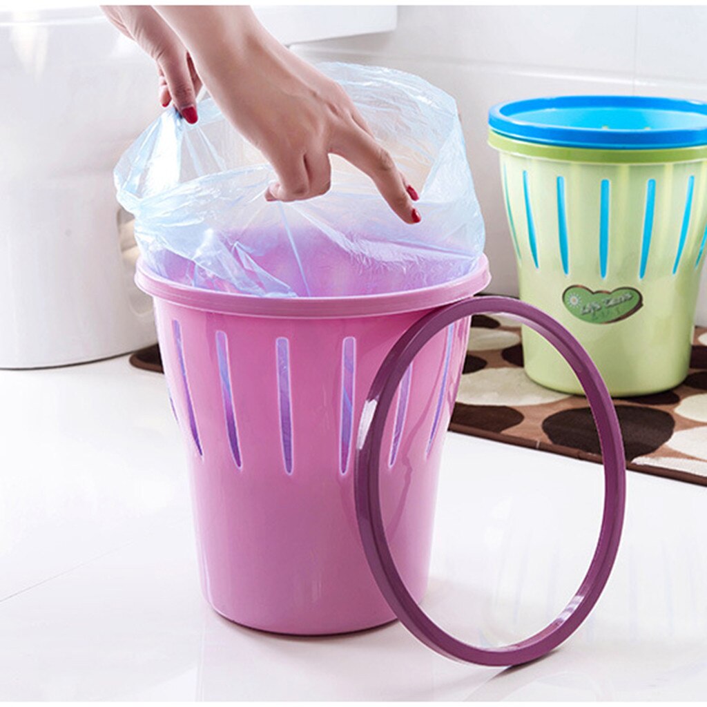 5 Rolls 100PCS Garbage Bag Trash Bags Durable Disposable Plastic Household Kitchen Trash Bags Kitchen Tools bolsas de basura