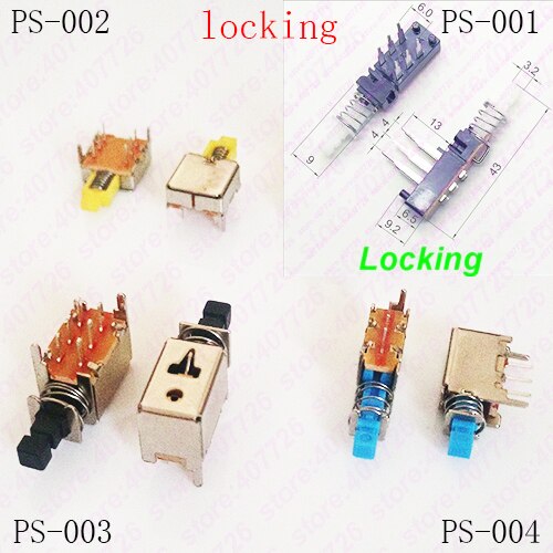 10PCS Spring Switch Latching Auto Self-Locking Pla... – Vicedeal