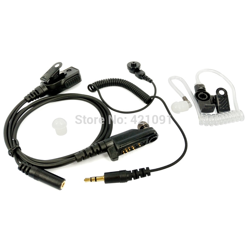 Air acoustic tube earpiece headset for hyt hytera  pd600 pd602 pd605 pd662 pd665 pd680 pd682 pd685 x1p x1e walkie talkie radio