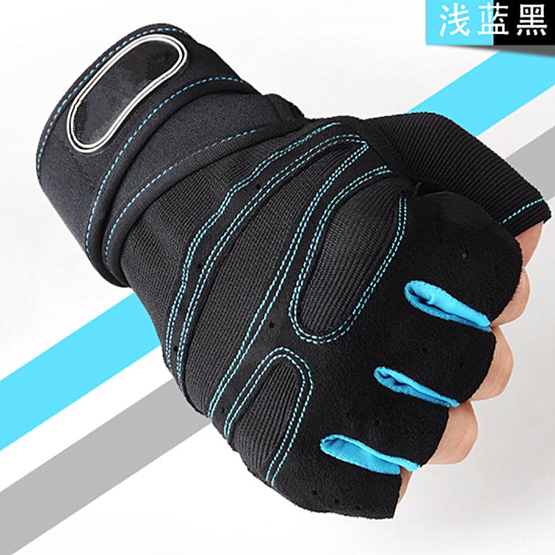 Luvas de ginásio de fitness luvas de levantamento de peso treinamento de construção do corpo esportes exercício esporte treino luva para homem feminino m/l/xl #2