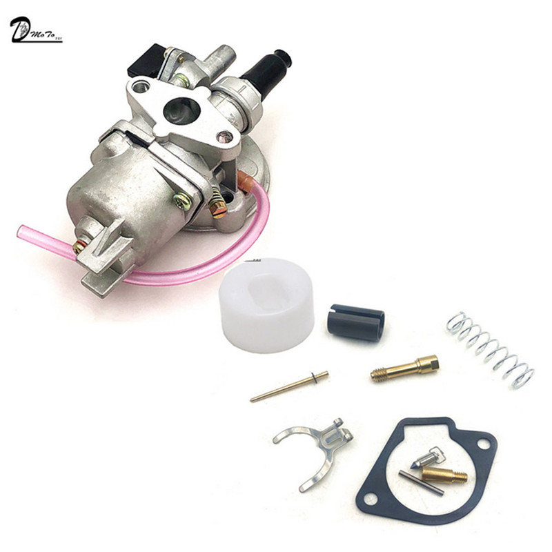 47cc 49cc engine carburetor with Repair Rebuild Kit 2 stroke 44-6 40-6 for Mini Quad ATV Dirt Pocket Bike MiniMoto Go Kart Buggy