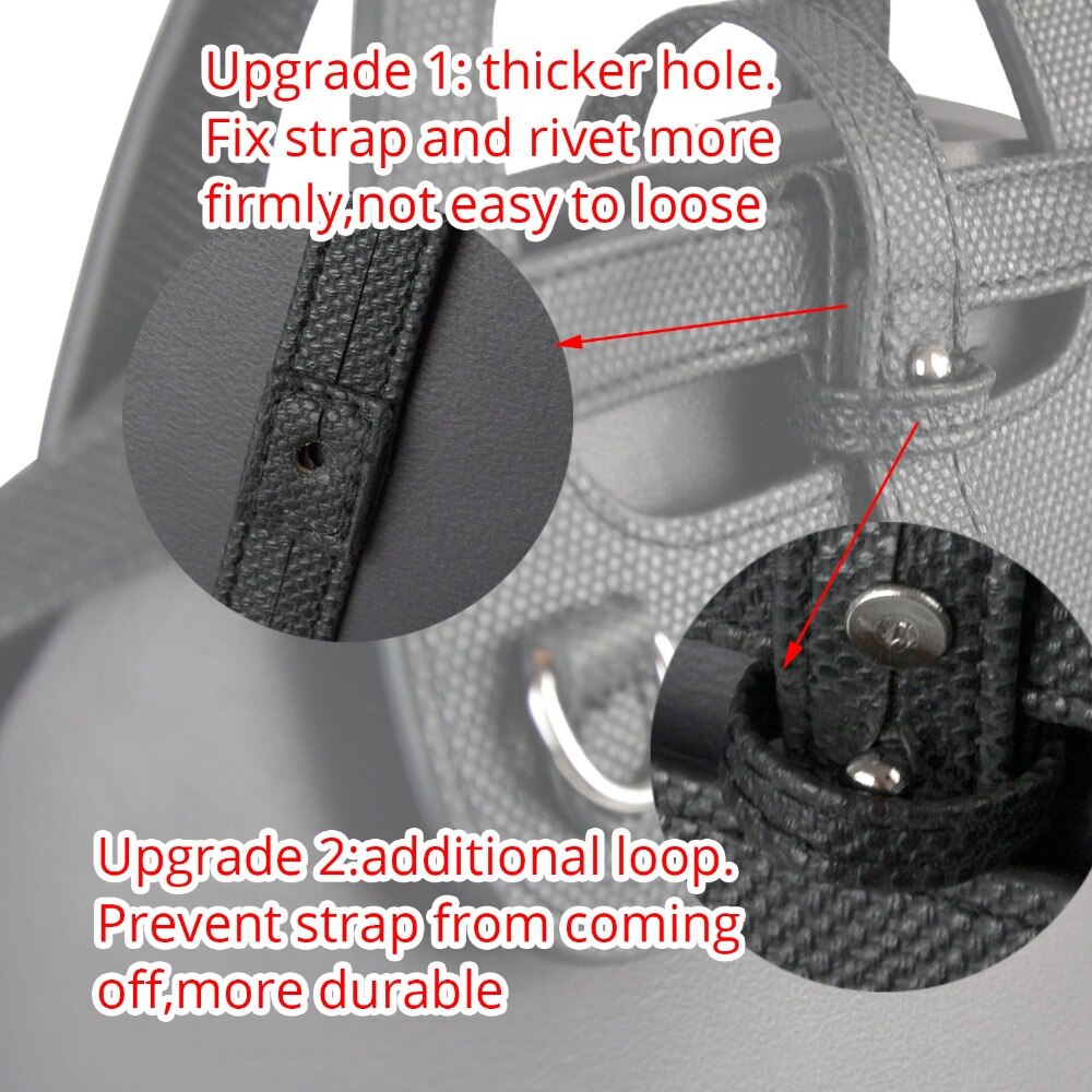 Slim Soft PU Leather Buckle Strap Bottom Backpack belt for Obag 50 O Bag 50