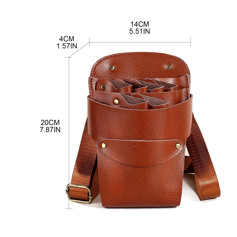 Scissor Pouch Holster Met Riem Voor Kappers Salon Herenkapper Kapper Schaar Shear Case Bag