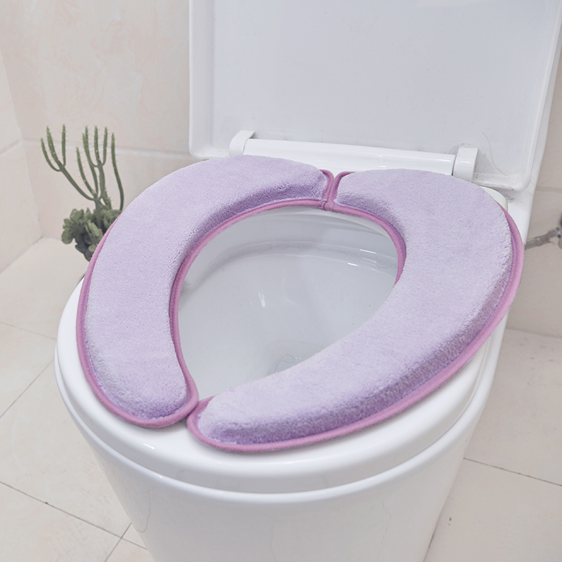 Extra dikke Warme Zachte Toilet Seat Deksel Pad Closestool Protector Badkamer Accessoires Set Sticky Toilet Seat Cover Mat