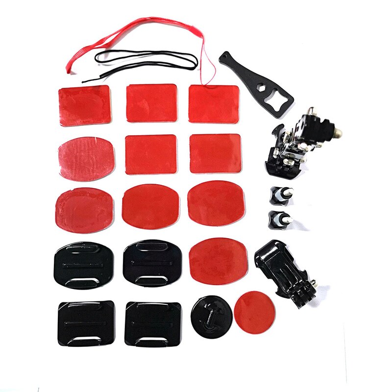 23- in -1 camera 3m dubbelzijdig klevende multidirectionele houder aanpassingsbeugel voor gopro sjcam xiaoyi