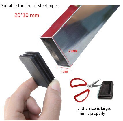 Square Pipe Plug Thickened Steel Pipe Plastic Pipe... – Vicedeal