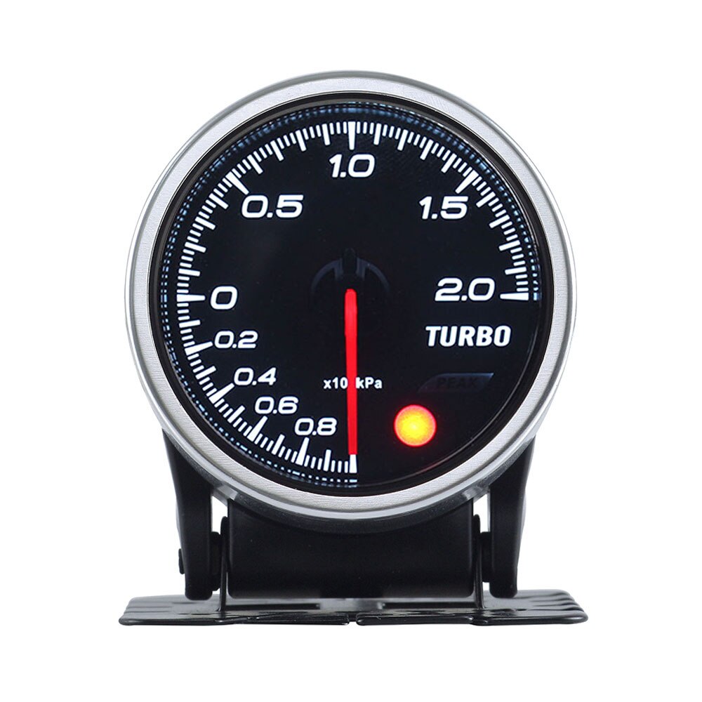 2 Inch 52MM Smoke Lens 2Bar Boost Gauge Turbo Boost Meter With Electronic Sensor