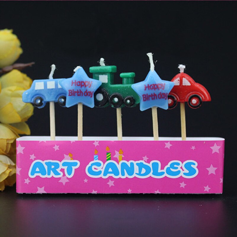 Decoración del hogar, dibujo para manualidades, velas para decoración de tartas, vela de seguridad para fiestas infantiles, festivales de llamas, vela de cumpleaños, para chico