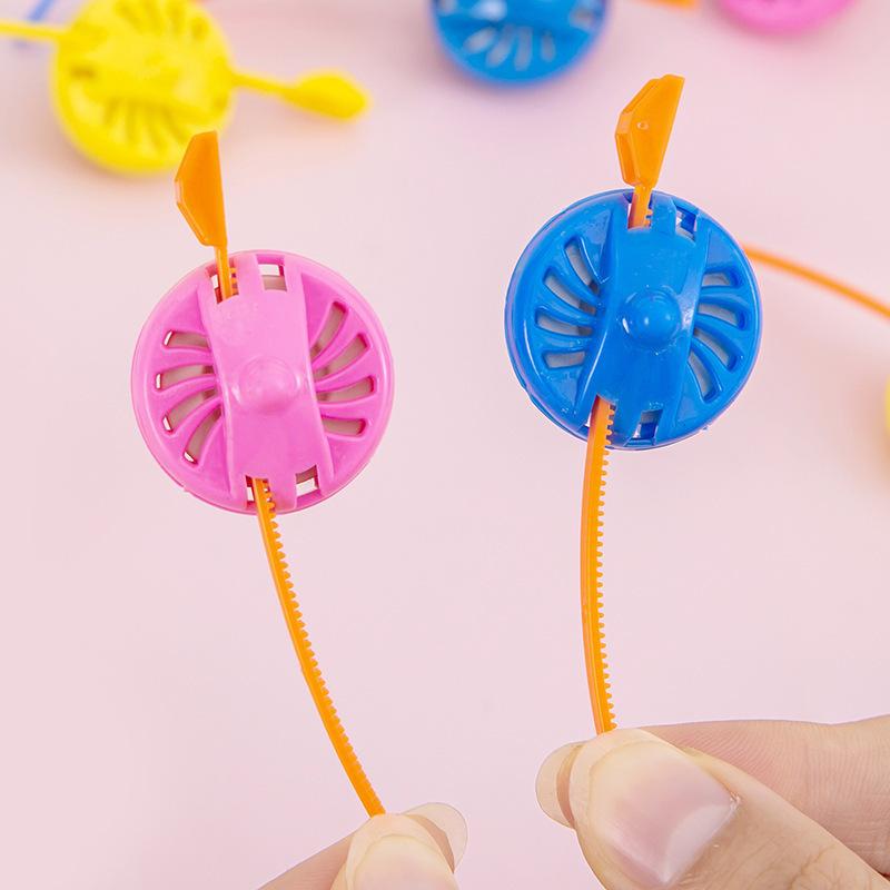 10 Pack Miniature Adorable Multicolored Spinning Top Toy Classic Reminiscent Gyro Play Interactive Duel Game Toys
