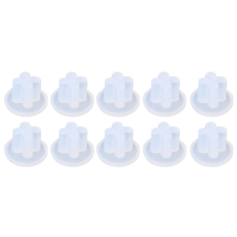 3.5mm Silicone Headphone Jack Hole Dust Plug Audio Microphone Interface Stopper Cap Laptop Computer DustPlugs Anti Dust Cover: WHITE