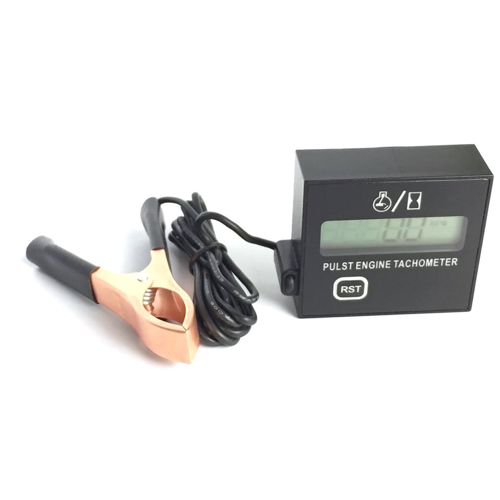 Chainsaw High Tachometer Gasoline Engine Plastic High-Speed Meter Digital Display Inductive Pulse Speedometer 1 Piece
