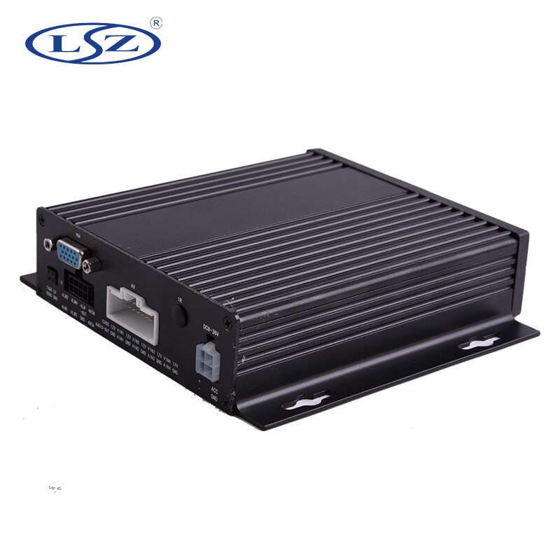 Truck Taxi Trailer School Bus AHD 720P 4Channels SD Card Mobile DVR