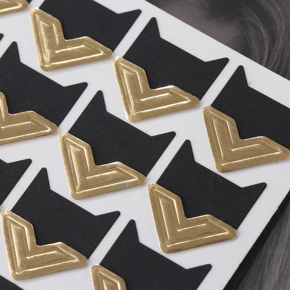 72pcs Vintage Photo Album Scrapbook Photo Corner Protectors DIY Handmade Sticker Decor for Scrapbooking