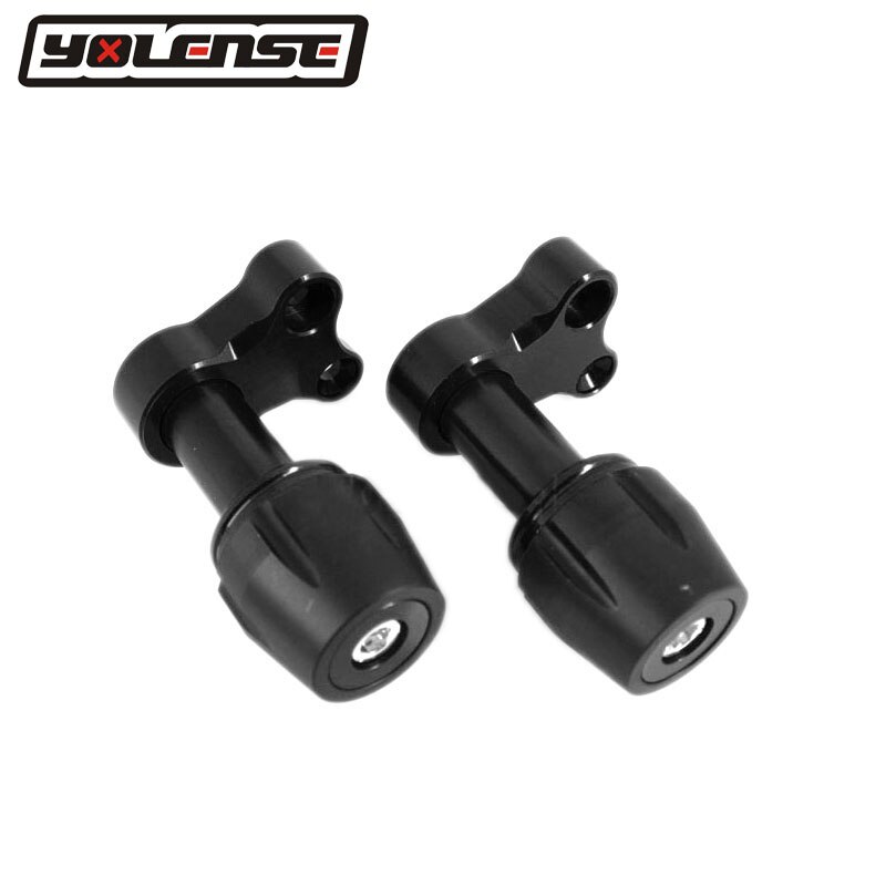 Voor HONDA PCX 125 PCX125 Forza 300 Forza300 Motorcycle CNC Aluminium Verstelbare Uitlaatpijp Frame Sliders Falling Bescherming: Black