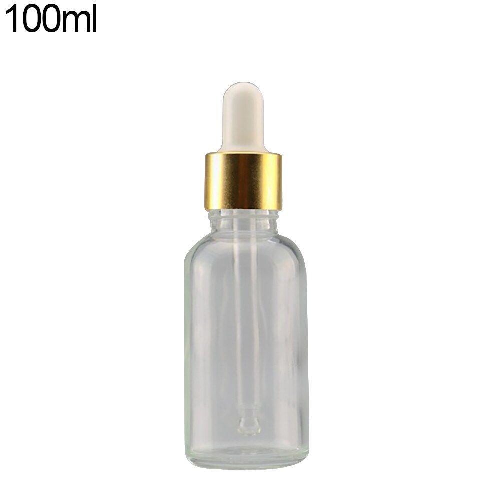 5/10/15/20/30/50/100ml Amber Glass Dropper Bottle Essential Oil Display Vials Small Serums Perfume Brown Sample Test Bottle: 100ml