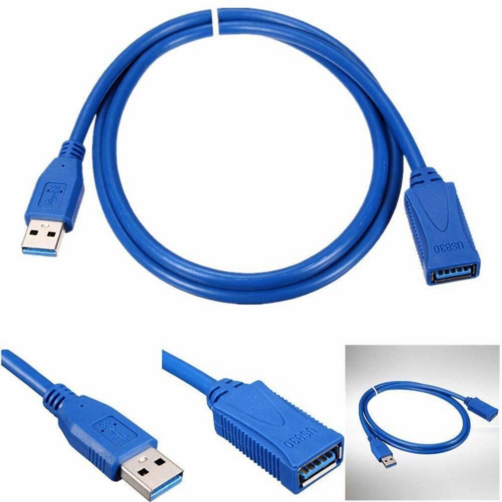 Premium Household 1m USB 3.0 A Male to Female Extension Cable Cord Portable USB 3.0 A Male to Female Cable