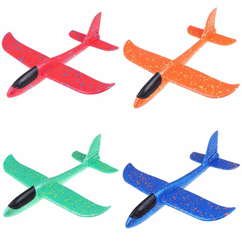 1 pc EPP Foam Hand Throw Airplane Outdoor Launch Glider Plane Kids Toy 37CM Interesting Toys