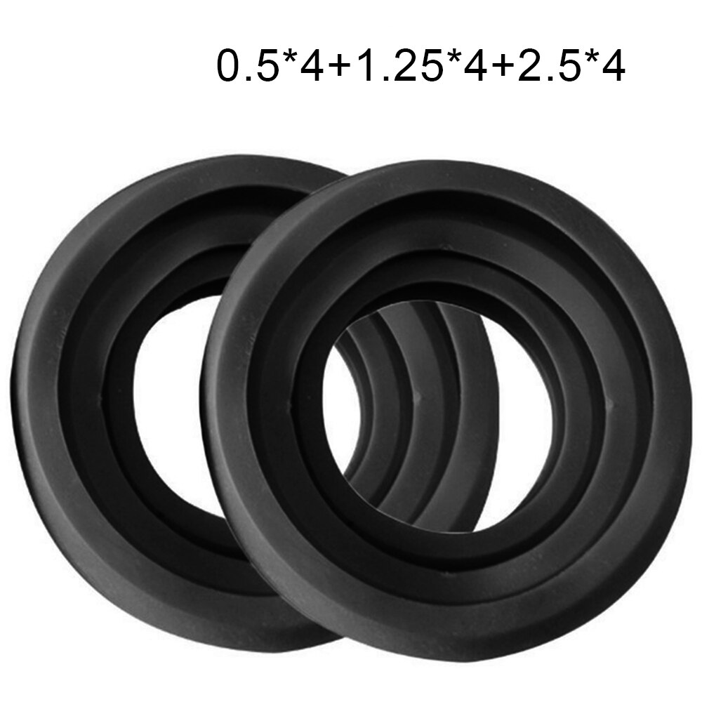 DMAR-ensembles de couvercles en caoutchouc pour haltères, couvercle de protection pour tranches d'haltère, silencieux et antidérapant, équipement d'entraînement physique, accessoires: Black 20kg