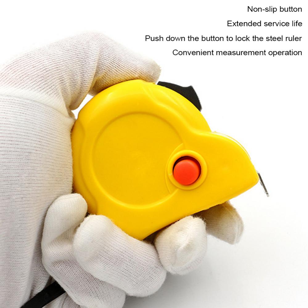 Stainless Steel Tape Measure Meter 3m Thickened Self-locking Rubberized Woodworking Tool Pull Ruler Metric Tape Measuring Tool