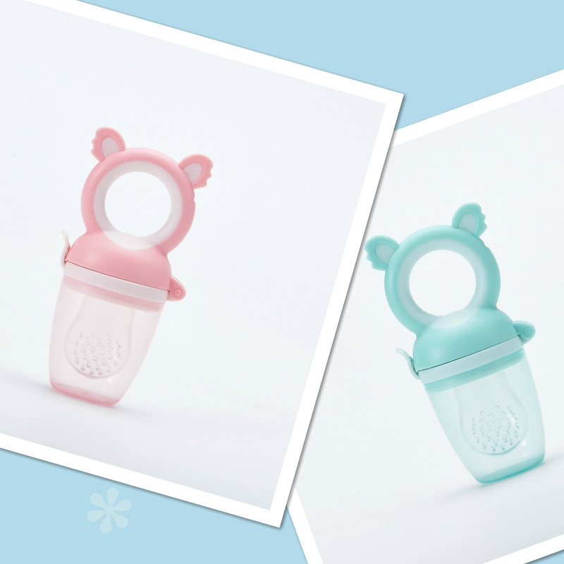 Cartoon baby fruit complementary food bite bag / baby fruit and vegetable music complementary food device...