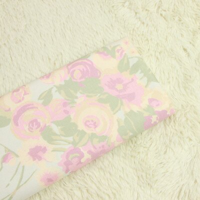 Demi-mètre 100% coton toile tissu grossier avec impression Europe du nord, fait à la main bricolage sac canapé oreiller tissu à coudre T620: color 19