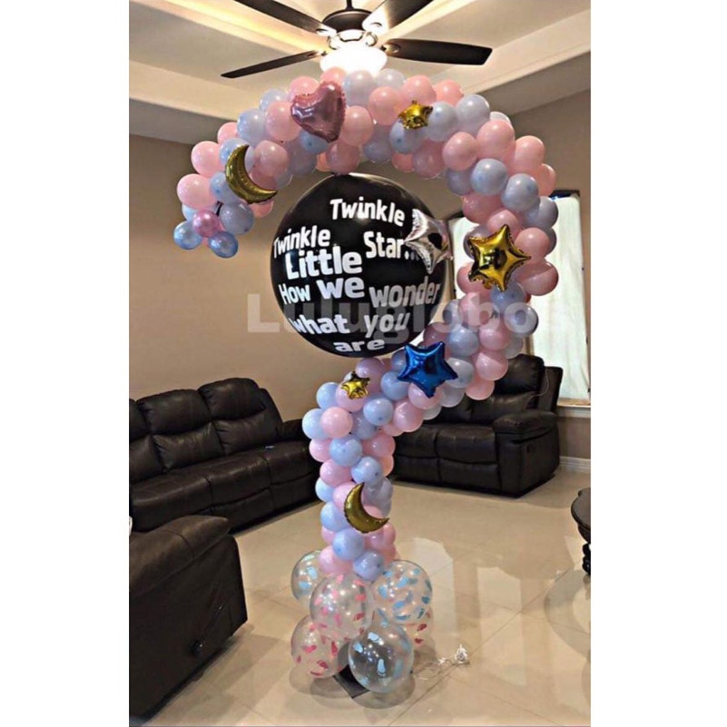 Question mark balloon stand bracket, gender reveal party supplies balloon column structure